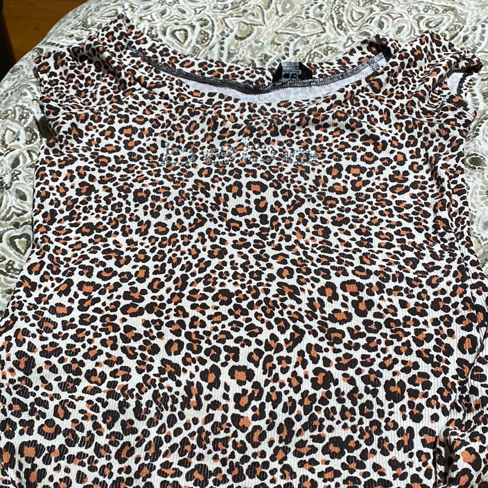 Animal print top